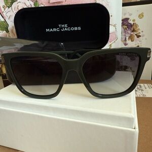 Marc Jacobs Dark Green Sunglasses
